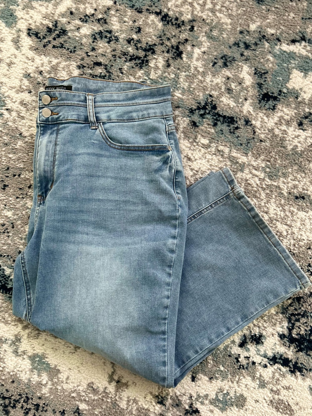 Judy Blue Light Blue Flare Jeans - High Waisted Wide Leg